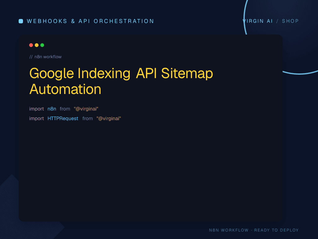Google Indexing API Sitemap Automation