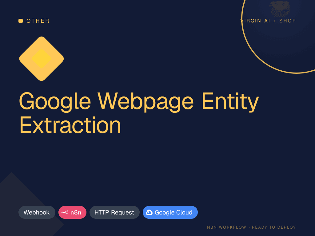 Google Webpage Entity Extraction