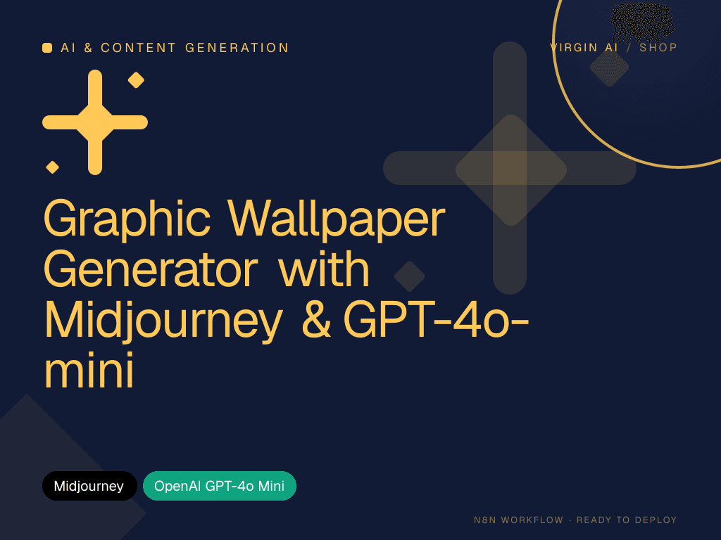 Graphic Wallpaper Generator with Midjourney & GPT-4o-mini