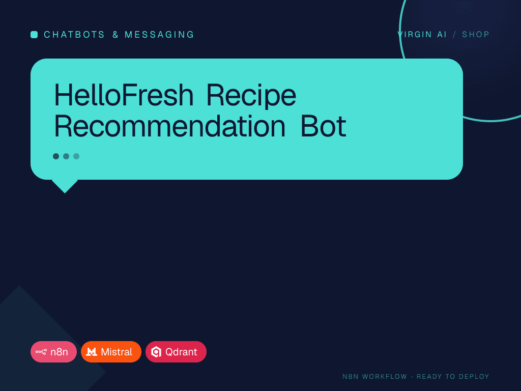 HelloFresh Recipe Recommendation Bot