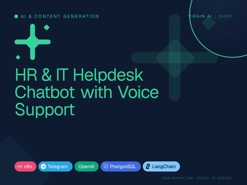 HR & IT Helpdesk Chatbot with Voice Support