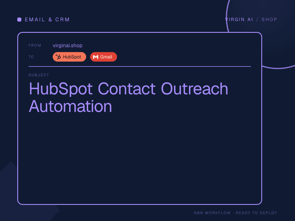 HubSpot Contact Outreach Automation