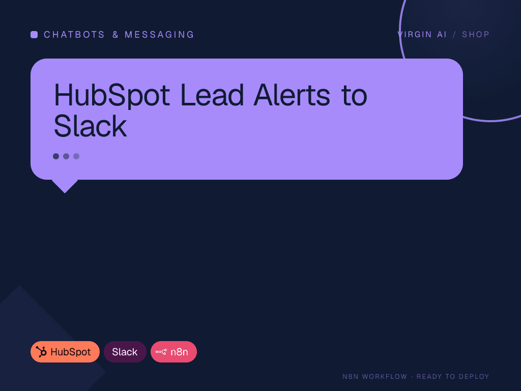 HubSpot Lead Alerts to Slack