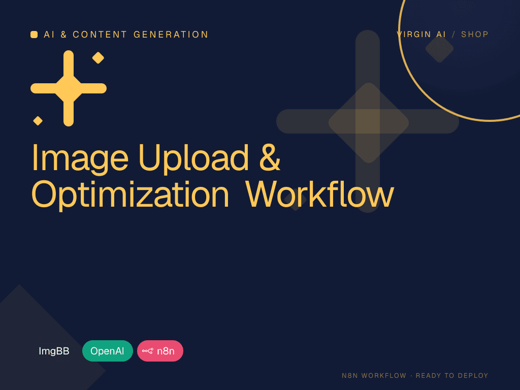 Image Upload & Optimization Workflow