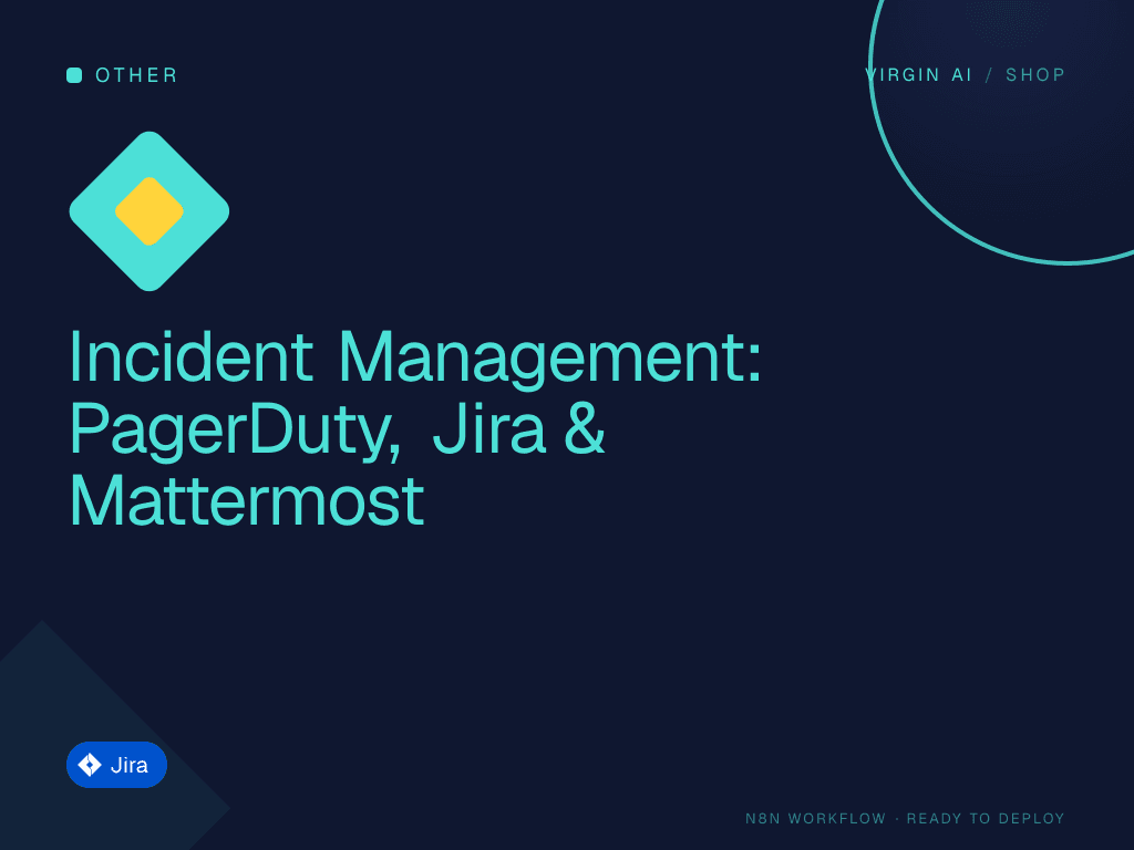 Incident Management: PagerDuty, Jira & Mattermost