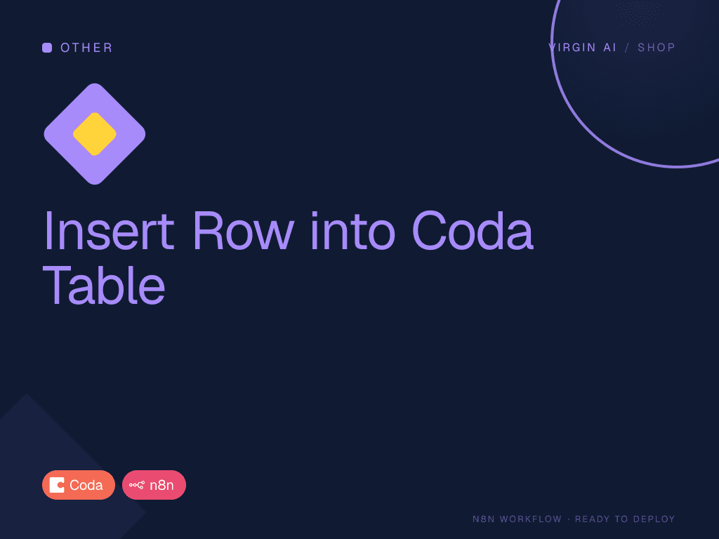 Insert Row into Coda Table