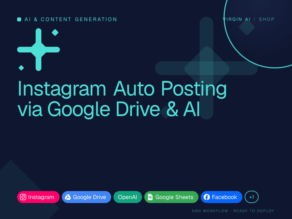 Instagram Auto Posting via Google Drive & AI