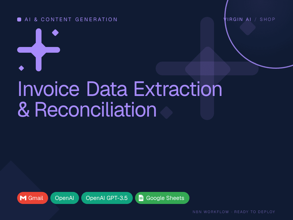Invoice Data Extraction & Reconciliation