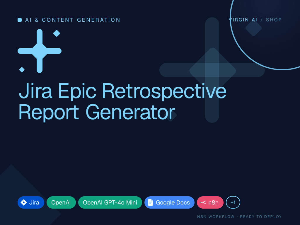 Jira Epic Retrospective Report Generator