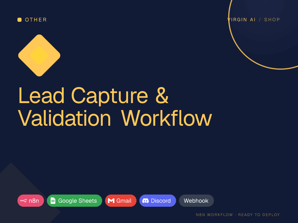Lead Capture & Validation Workflow