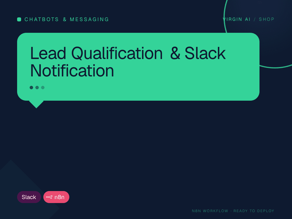 Lead Qualification & Slack Notification