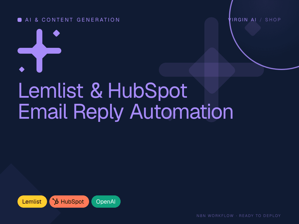 Lemlist & HubSpot Email Reply Automation