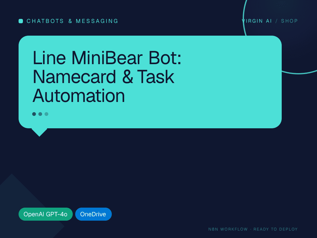 Line MiniBear Bot: Namecard & Task Automation