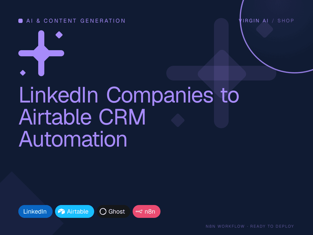LinkedIn Companies to Airtable CRM Automation