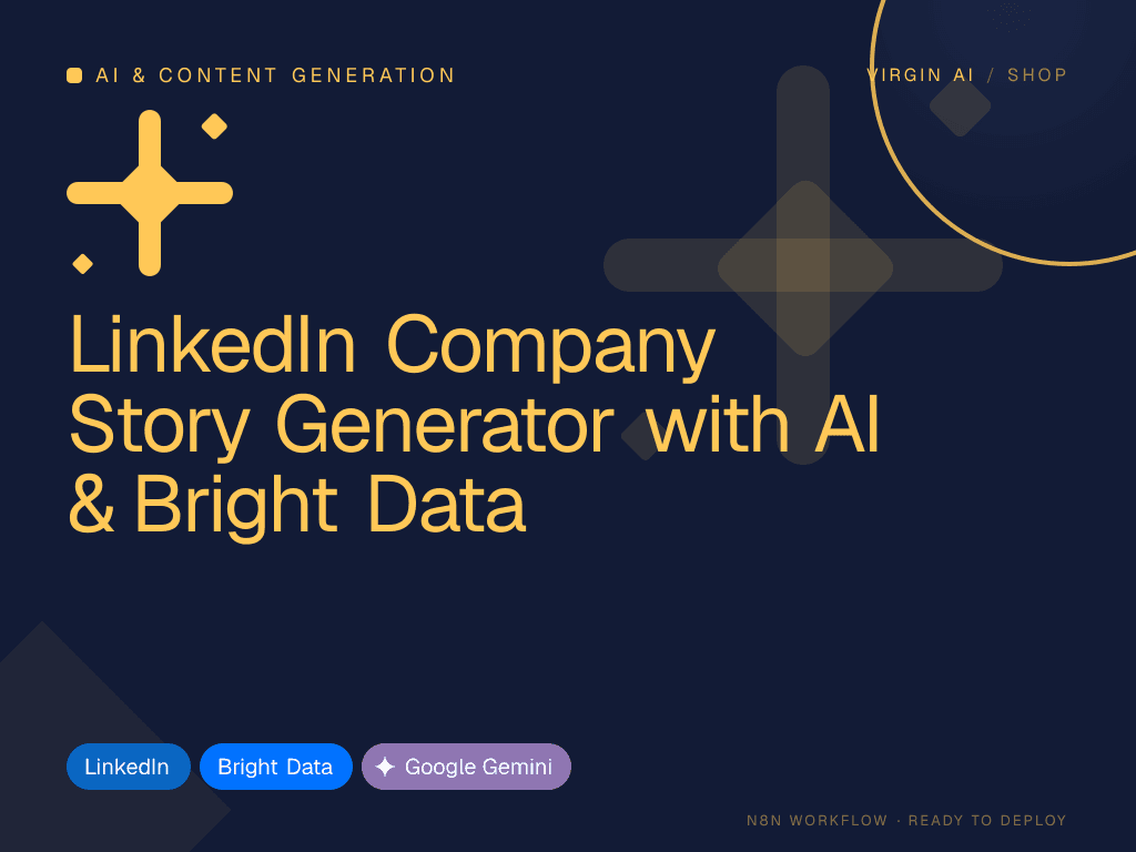 LinkedIn Company Story Generator with AI & Bright Data