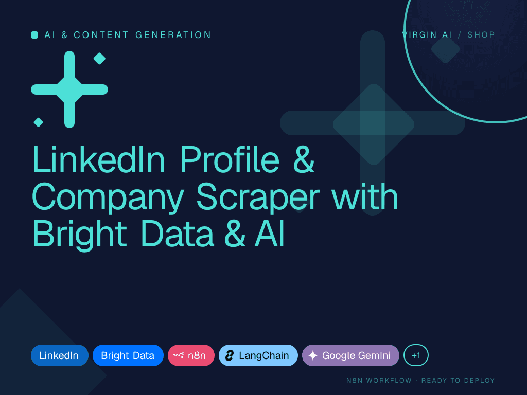 LinkedIn Profile & Company Scraper with Bright Data & AI