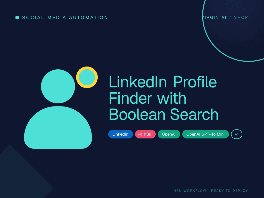 LinkedIn Profile Finder with Boolean Search
