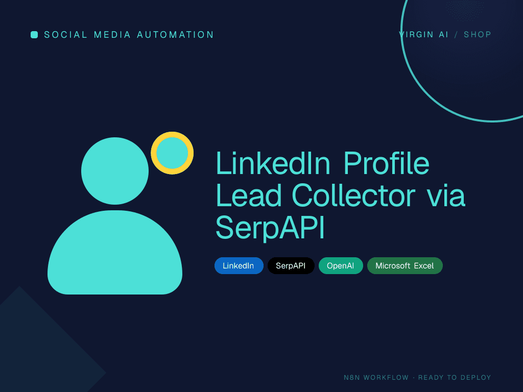 LinkedIn Profile Lead Collector via SerpAPI