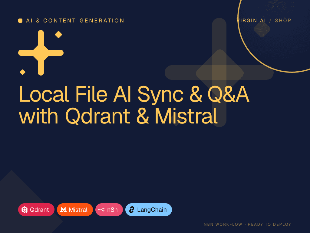 Local File AI Sync & Q&A with Qdrant & Mistral