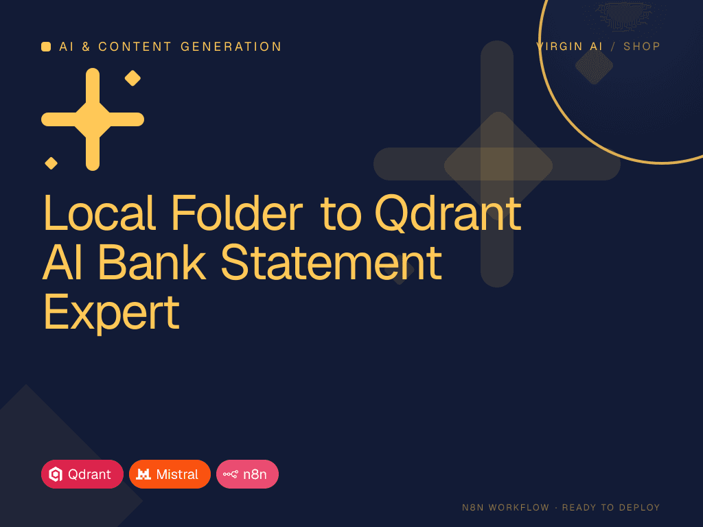 Local Folder to Qdrant AI Bank Statement Expert