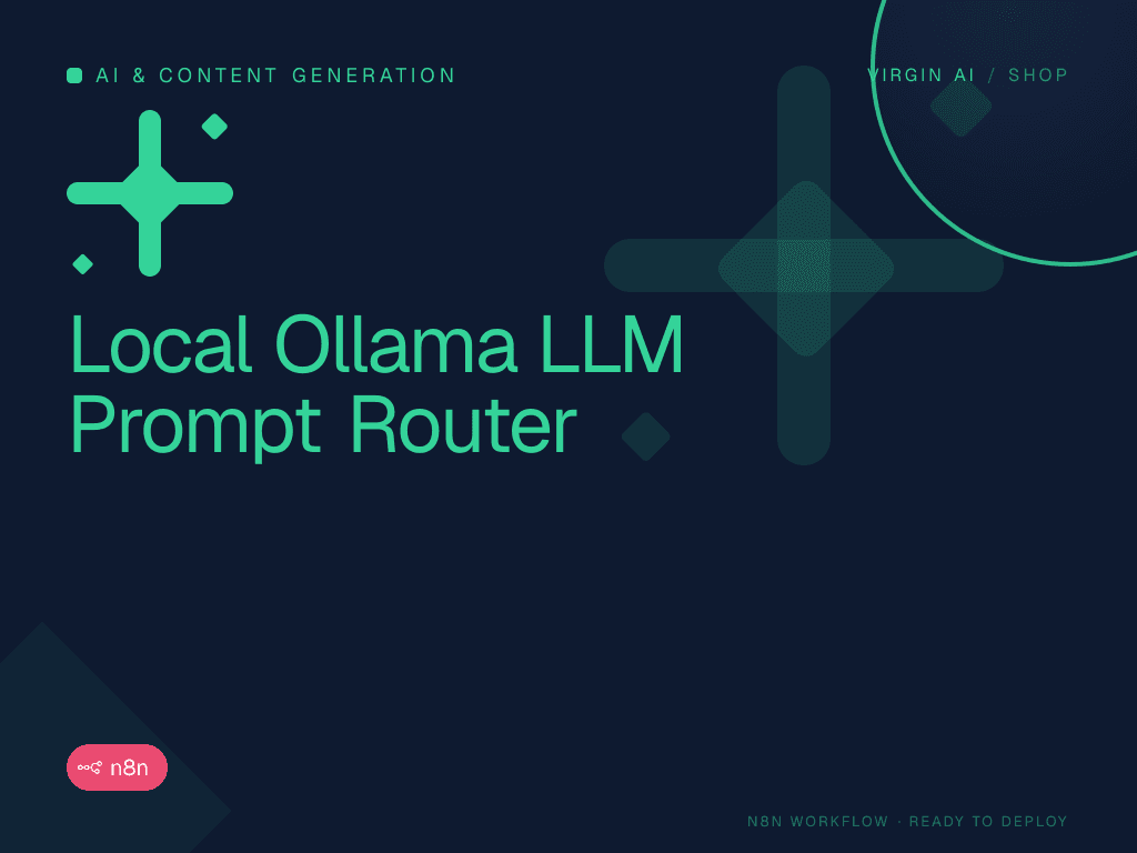 Local Ollama LLM Prompt Router