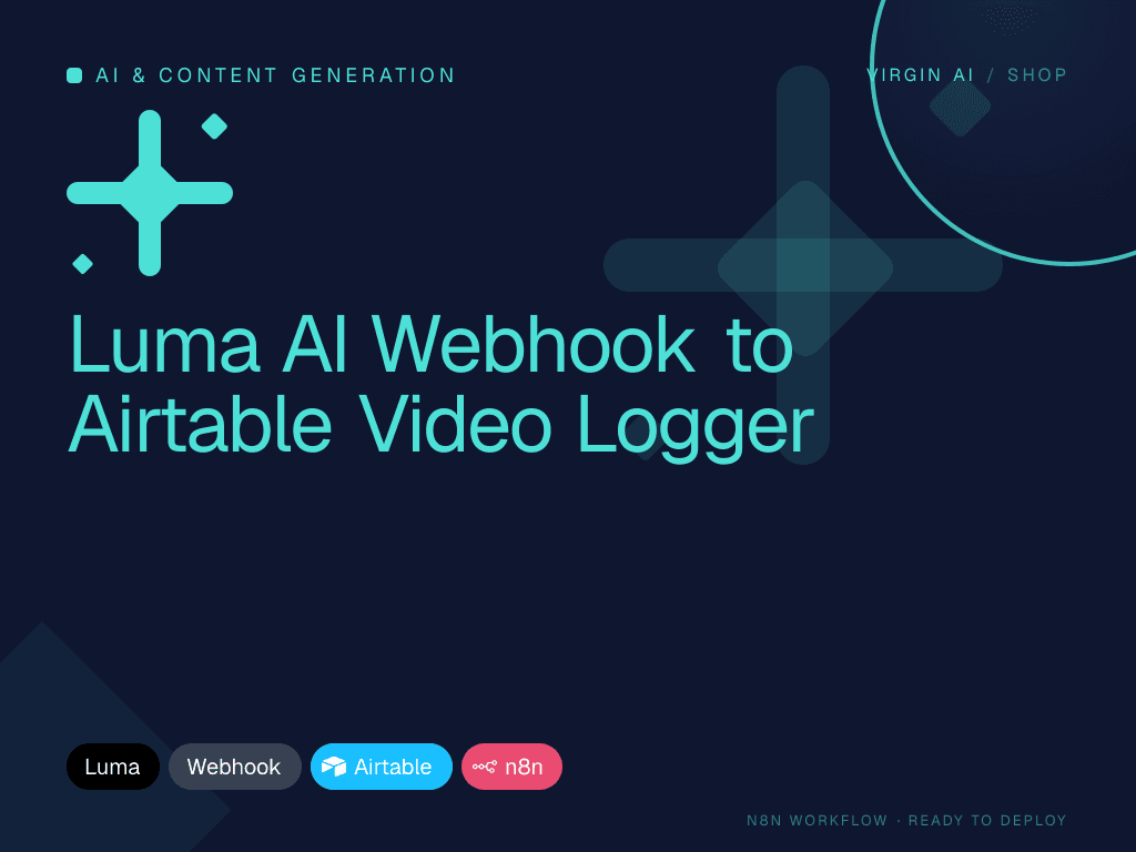 Luma AI Webhook to Airtable Video Logger