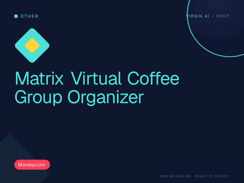 Matrix Virtual Coffee Group Organizer