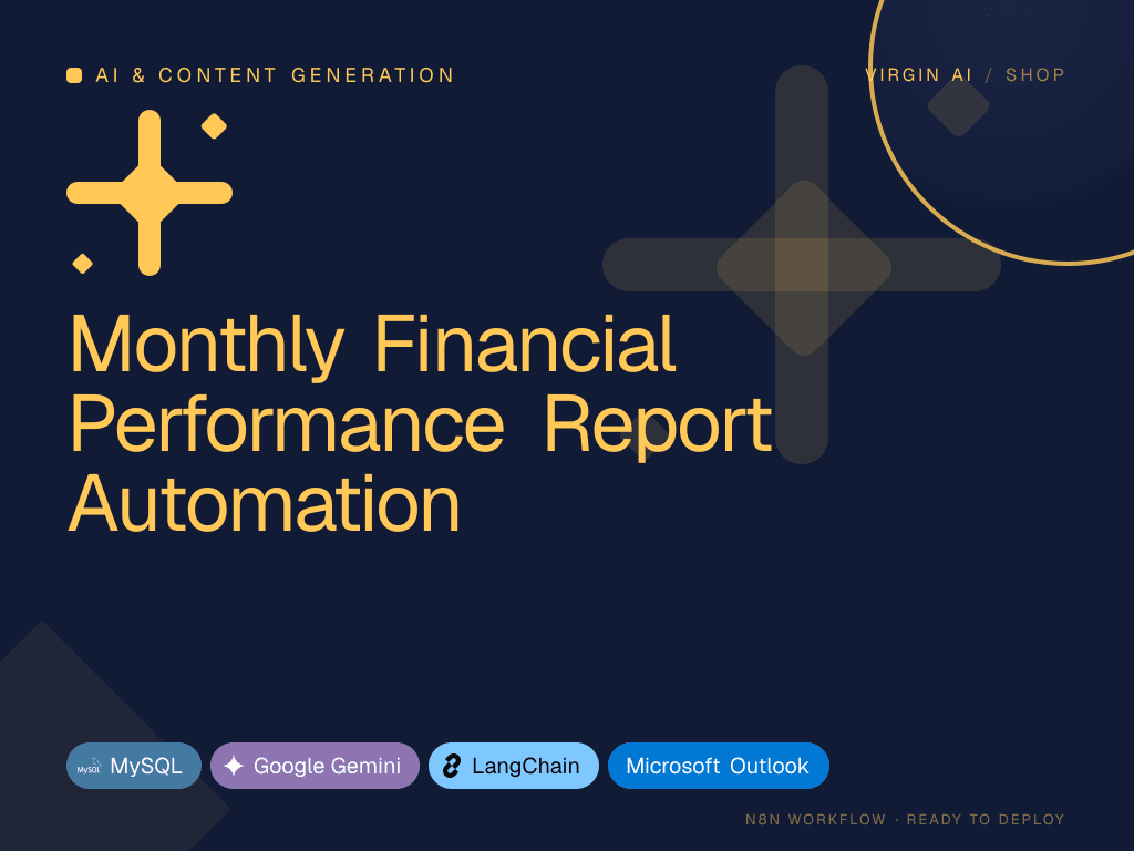 Monthly Financial Performance Report Automation