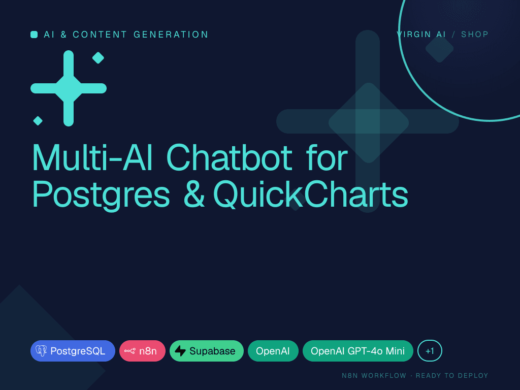 Multi-AI Chatbot for Postgres & QuickCharts
