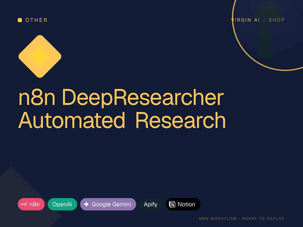 n8n DeepResearcher Automated Research