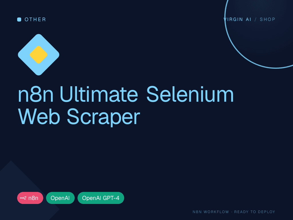 n8n Ultimate Selenium Web Scraper