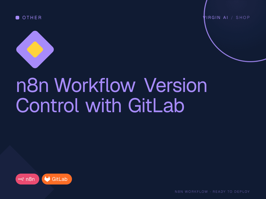 n8n Workflow Version Control with GitLab