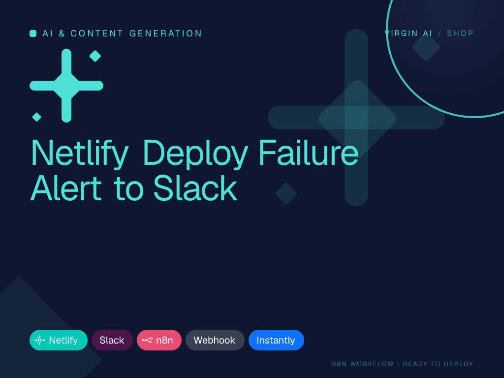 Netlify Deploy Failure Alert to Slack