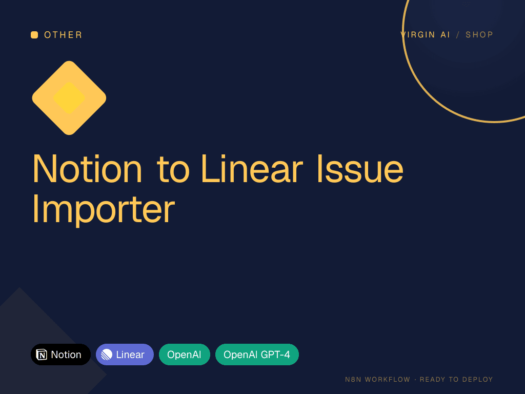 Notion to Linear Issue Importer