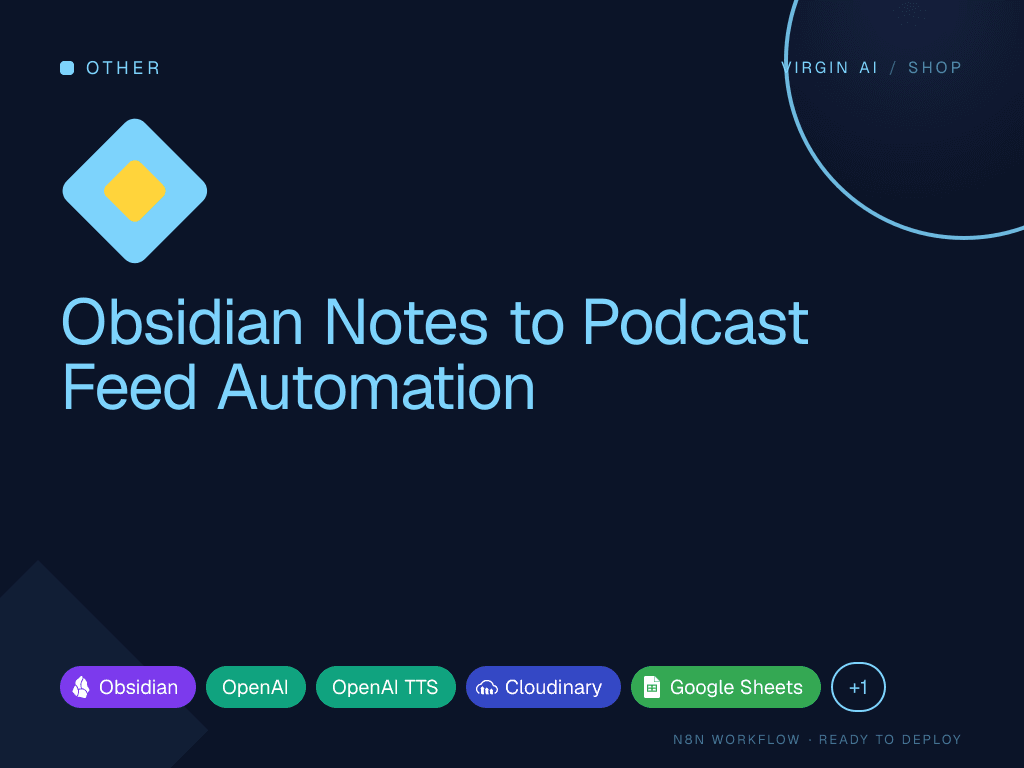 Obsidian Notes to Podcast Feed Automation