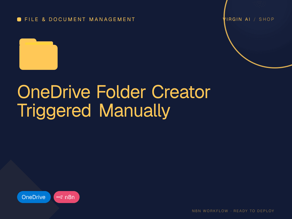 OneDrive Folder Creator Triggered Manually