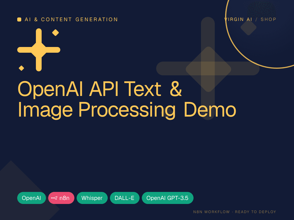 OpenAI API Text & Image Processing Demo