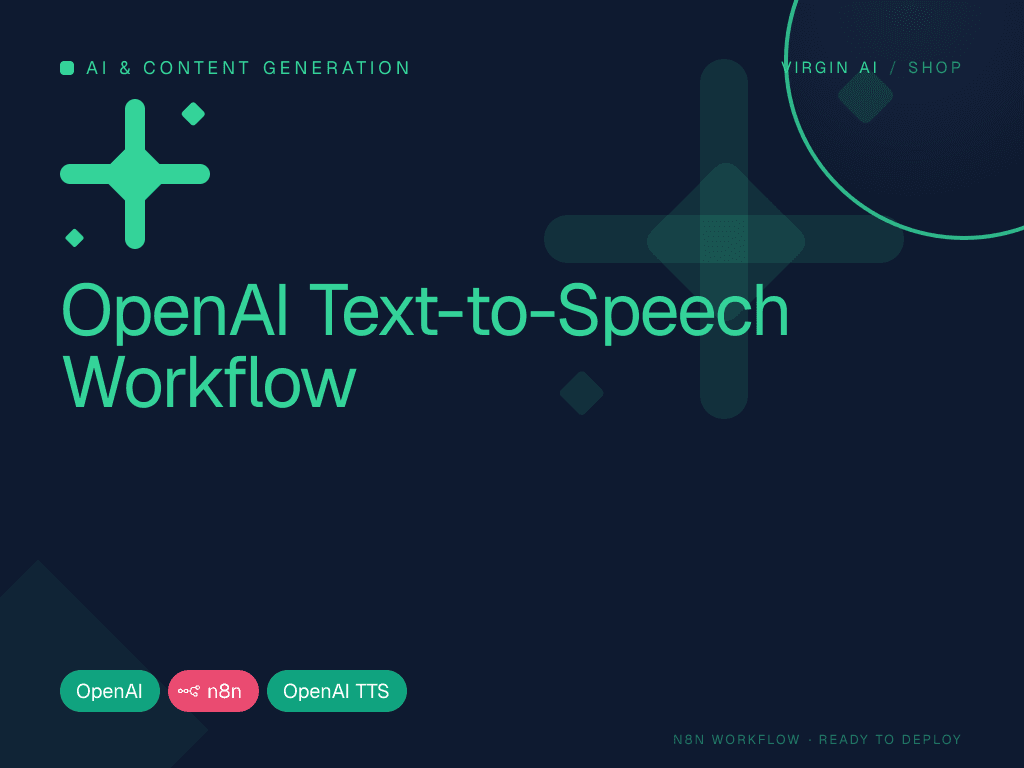 OpenAI Text-to-Speech Workflow