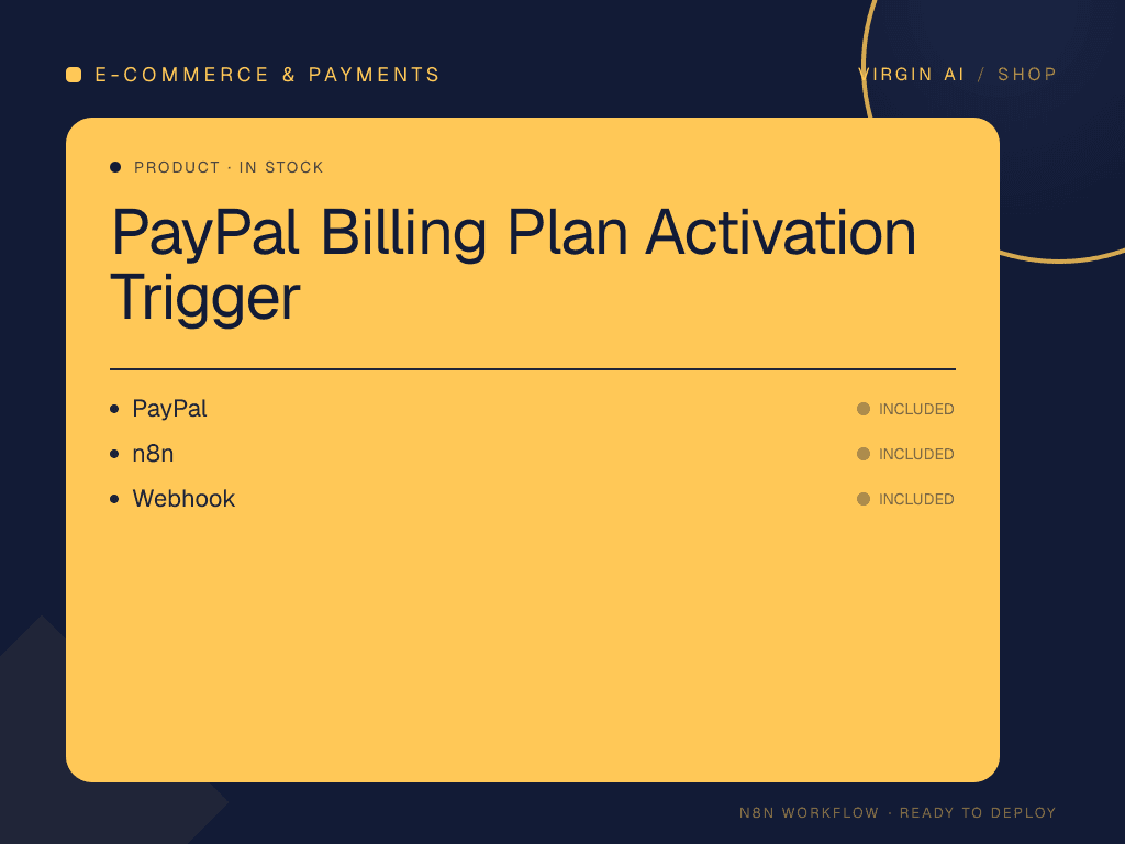 PayPal Billing Plan Activation Trigger