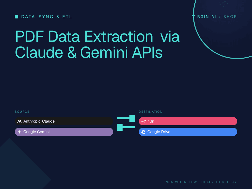 PDF Data Extraction via Claude & Gemini APIs