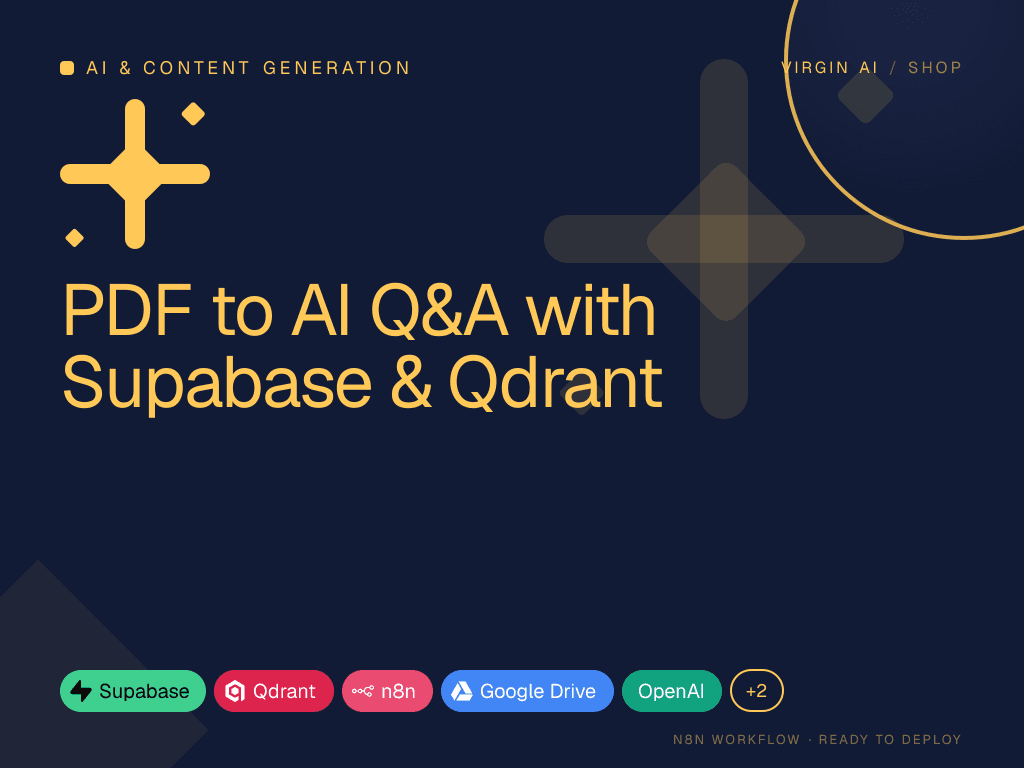 PDF to AI Q&A with Supabase & Qdrant