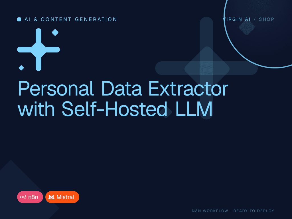 Personal Data Extractor with Self-Hosted LLM