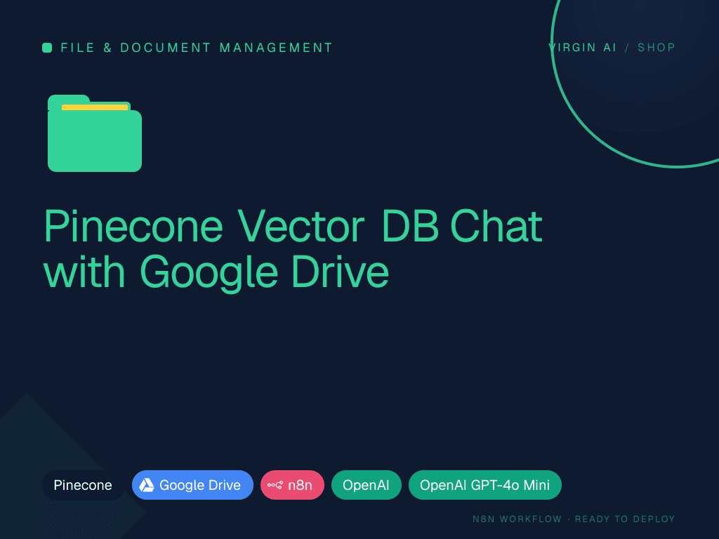 Pinecone Vector DB Chat with Google Drive