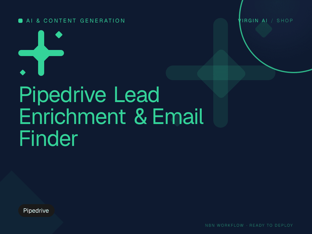 Pipedrive Lead Enrichment & Email Finder