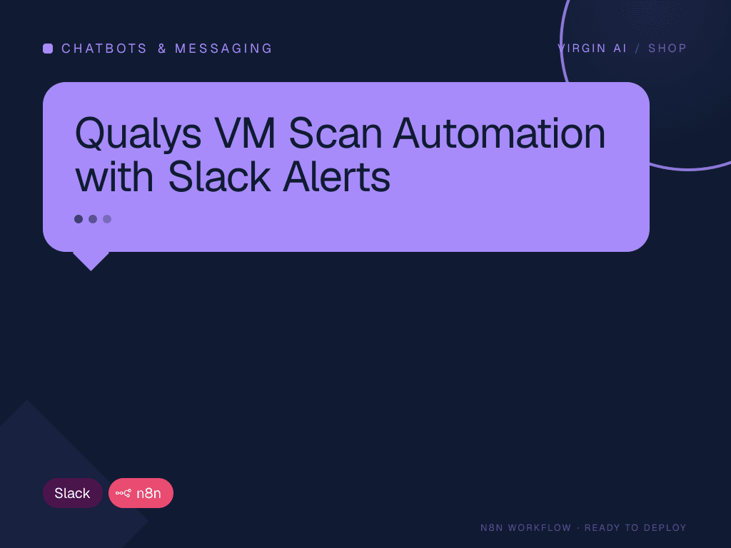 Qualys VM Scan Automation with Slack Alerts