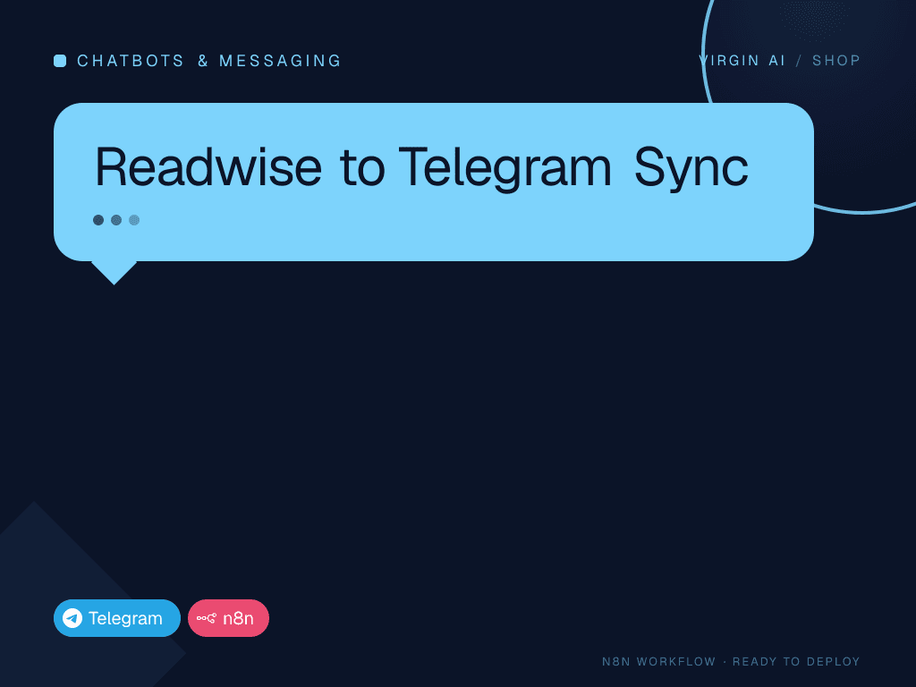 Readwise to Telegram Sync