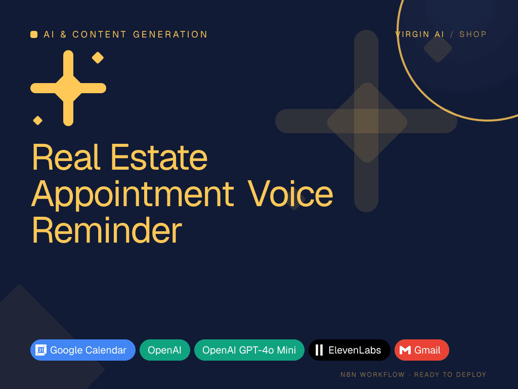 Real Estate Appointment Voice Reminder