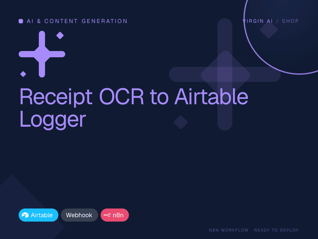Receipt OCR to Airtable Logger