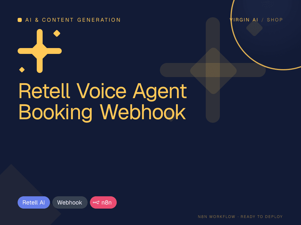Retell Voice Agent Booking Webhook