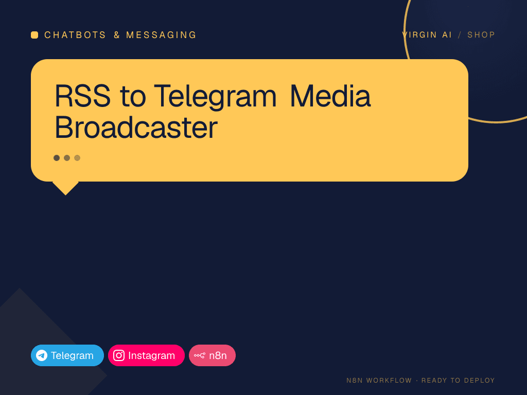 RSS to Telegram Media Broadcaster